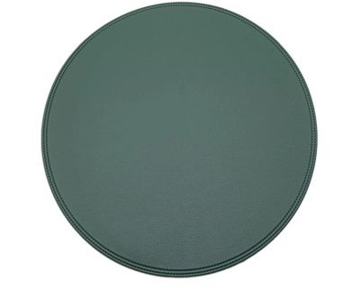 Салфетка под посуду Zapel круглая 38см dark green