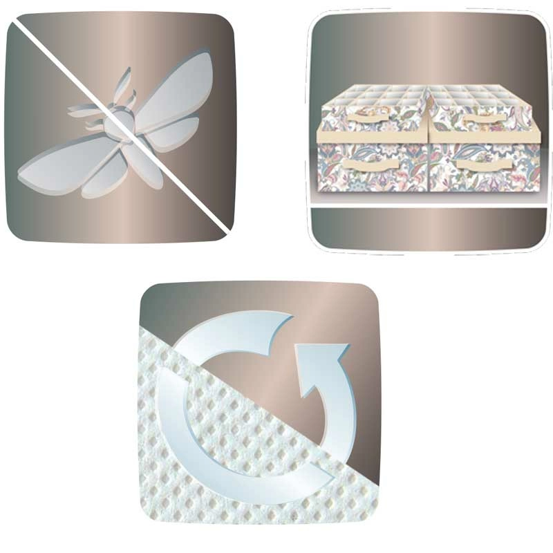 4 Кофр для хранения Hausmann Paisley 100x50x15см, бежевый фото 2