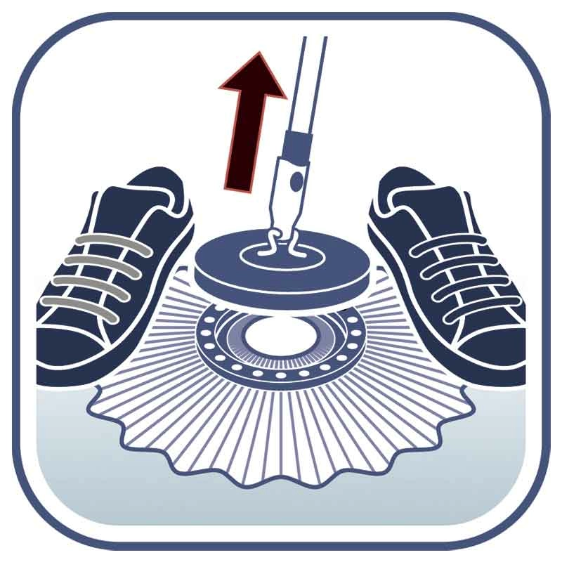 4 Насадка для швабры Leifheit Clean Twist Mop фото 2