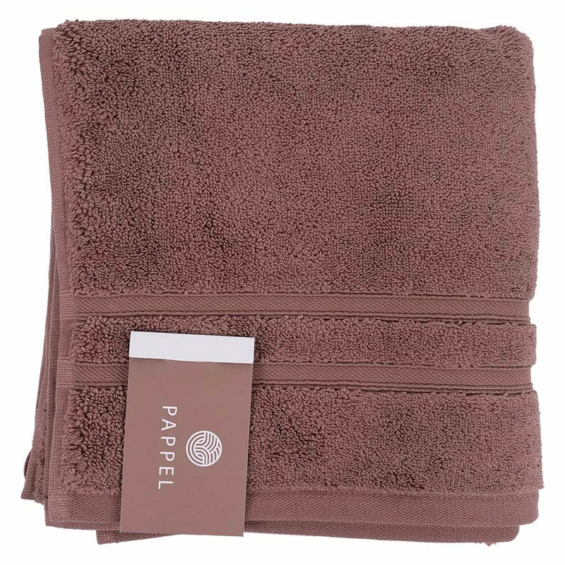 2 Полотенце махровое Pappel Cirrus/S 70x140см, цвет коричневый фото 4