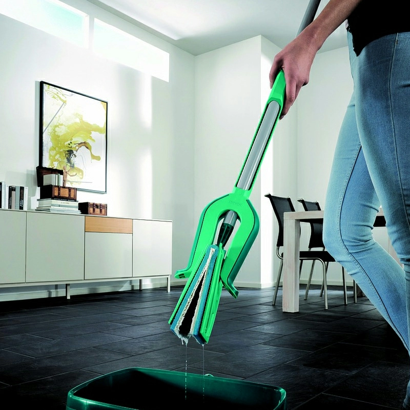 Швабра Leifheit Picobello М micro duo с отжимом фото 4