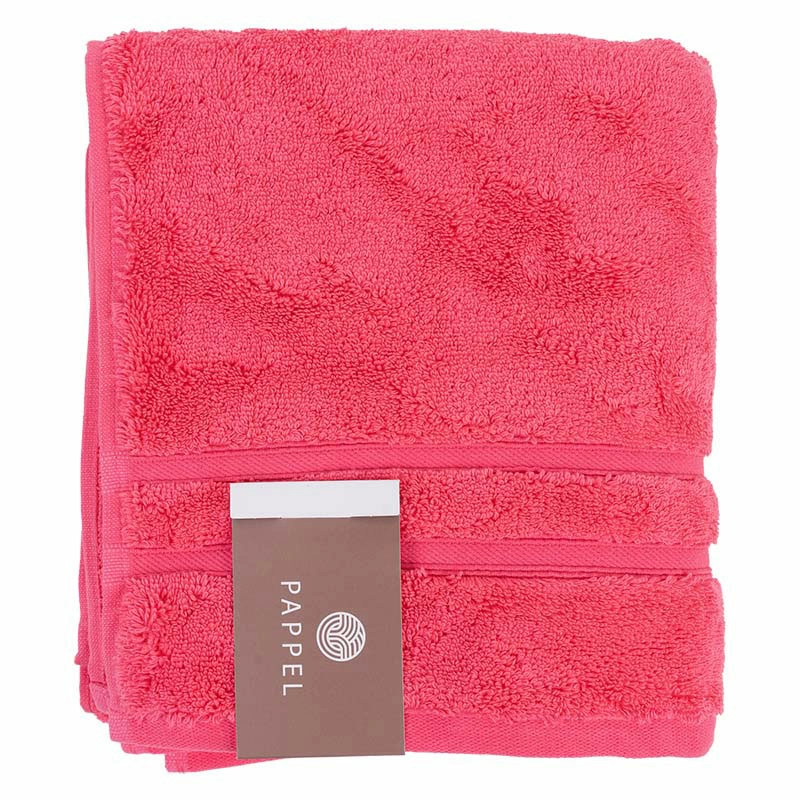 2 Полотенце махровое Pappel Cirrus/S 70x140см, цвет коралловый фото 4