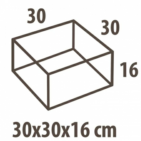 Кофр для хранения Hausmann Paisley 30x30x16см, бежевый фото 3