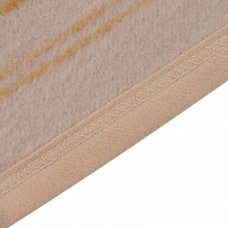 4 Плед Pappel Cotton 200x220см, бежевый фото 3