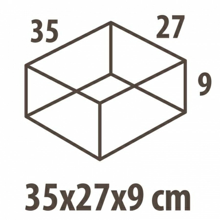 Органайзер для хранения Hausmann Paisley 35x27x9см, бежевый фото 2