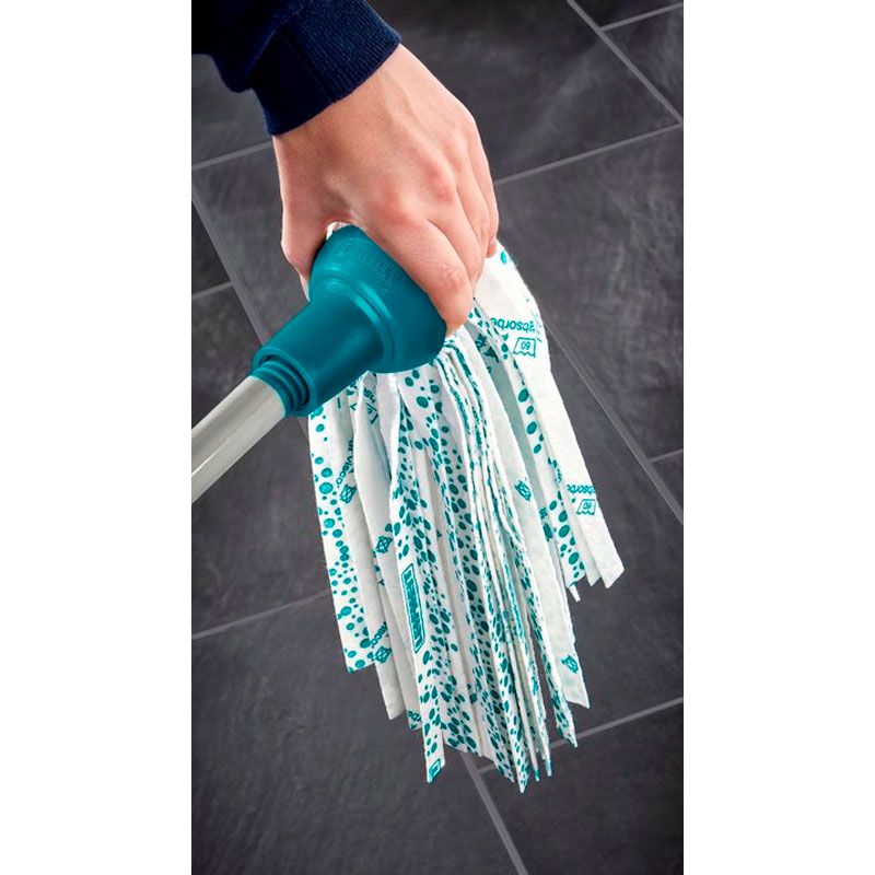 Набор для влажной уборки Leifheit Classic швабра-моп и ведро с отжимом фото 2