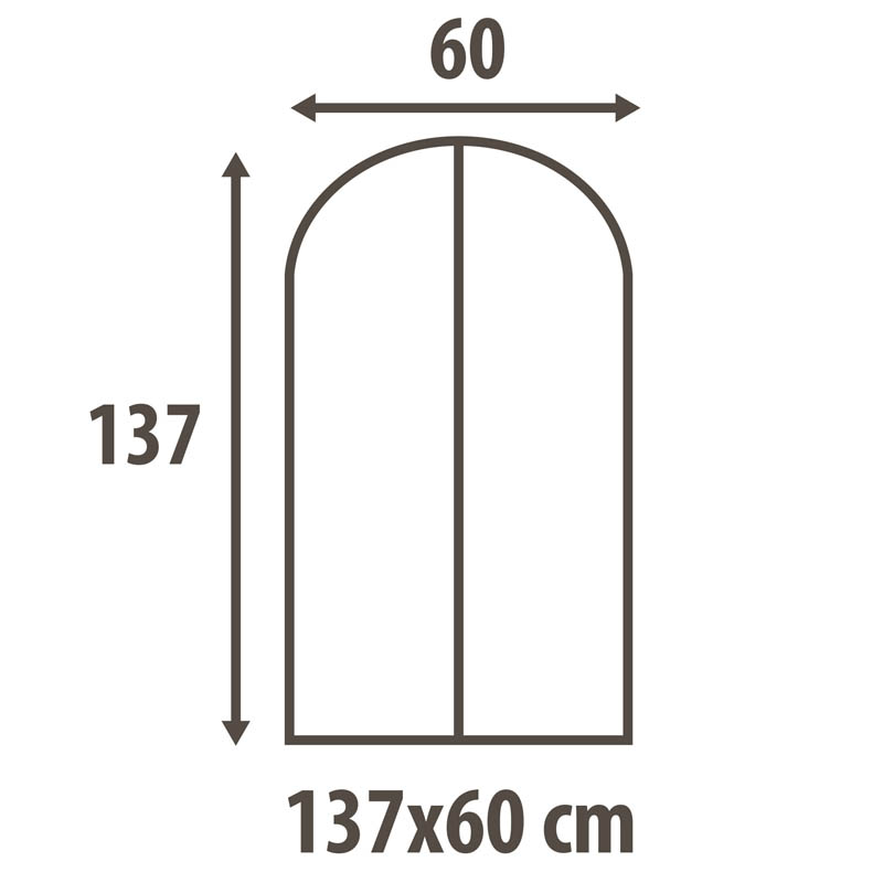 Чехол для одежды Hausmann Herbarium 137x60см фото 2